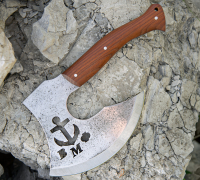 Ц/М Топорик ВМФ из стали У-10 купить на сайте koval-knife.shop